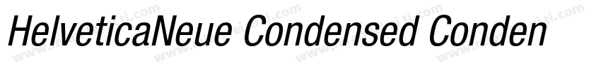 HelveticaNeue Condensed Condensed R字体转换